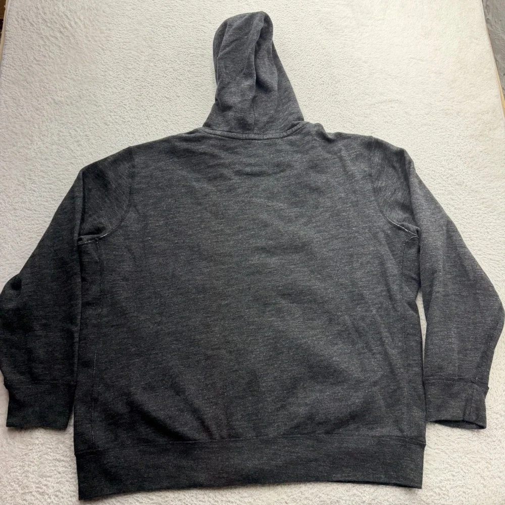Polo Ralph Lauren Mens Charcoal Grey Heather Full Zip Hoodie Sweatshirt XXL